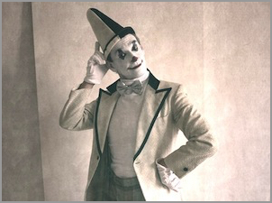 Pantomime Clown in Berlin