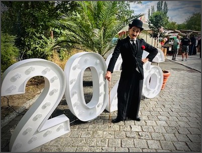 Walkact als Charlie Chaplin