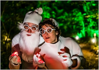 Walking Act im Botanischen Garten