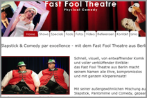 Homepage vom Fast Fool Theatre