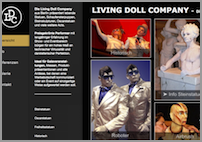 Homepage der Living Doll Company